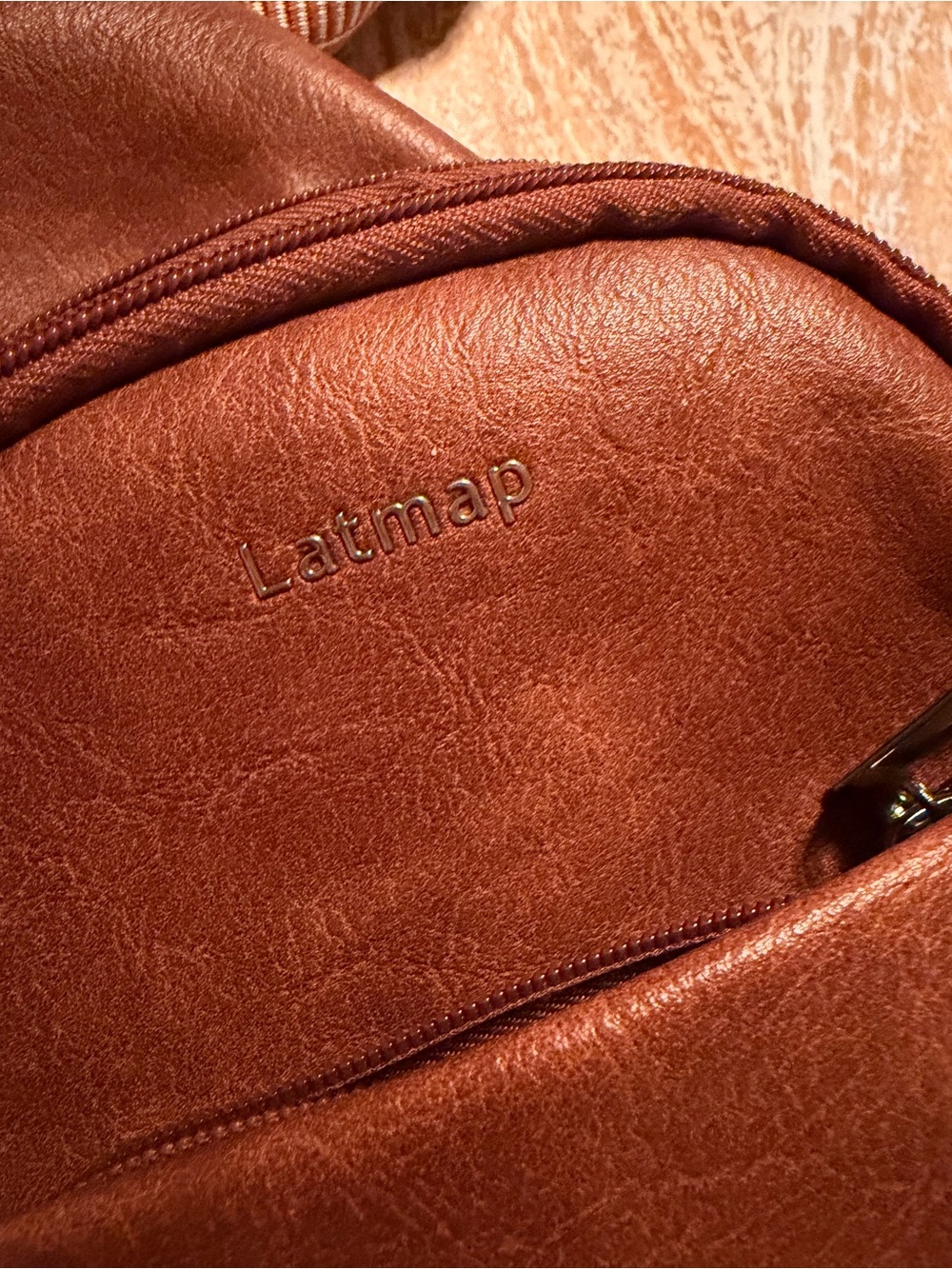 Brown Leather Crossbody Sling Bag - Picture 6 of 7
